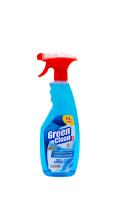 منظف ​​الزجاج الأخضر النظيف