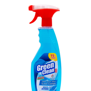 منظف الزجاج الأخضر النظيف